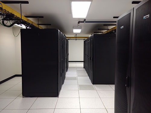 Colocation server racks providing data recovery services